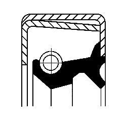 CORTECO Bague d'étanchéité, moyeu de roue 19017545B CORTECO 19017545B Bague étanchéité roulement avant Toyota Avensis Liftback prix