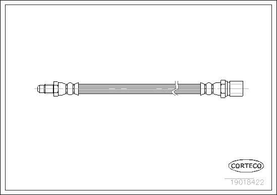 CORTECO Remslang 19018422 CORTECO 19018422 originele Remslang Lada 2110 kosten