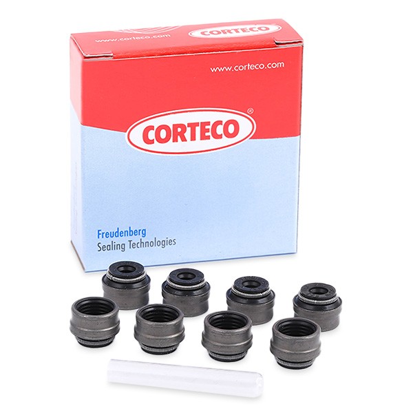 CORTECO Σετ στεγανοπ., στέλεχος βαλβίδας 19020622 CORTECO 19020622 Τσιμουχάκια βαλβίδων Astra H Caravan γνήσια τιμες