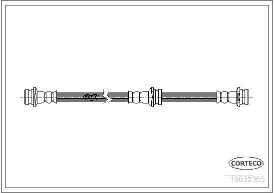 CORTECO Brzdová hadica 19032365 CORTECO 19032365 Brzdové hadičky Suzuki Swift 2 lacné