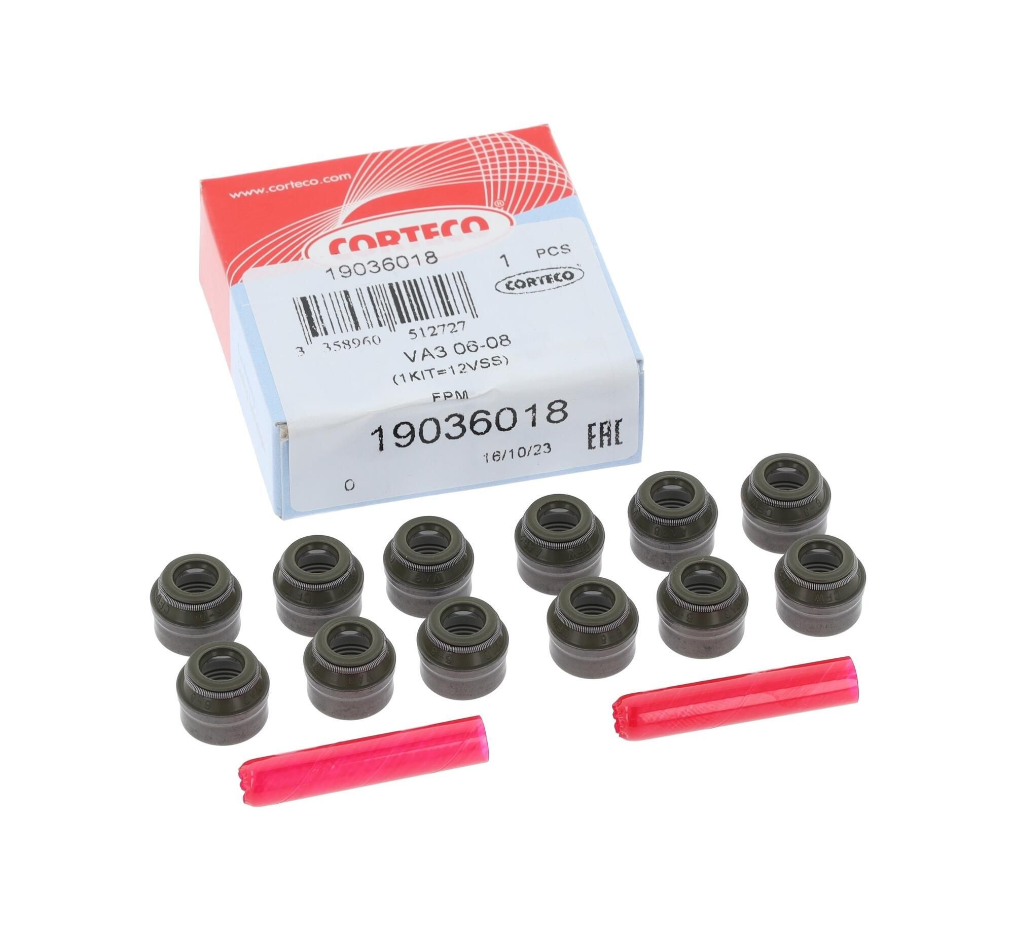 CORTECO Kit guarnizioni, Stelo valvola 19036018 CORTECO 19036018 Paraolio valvole motore Peugeot TRAVELLER originali