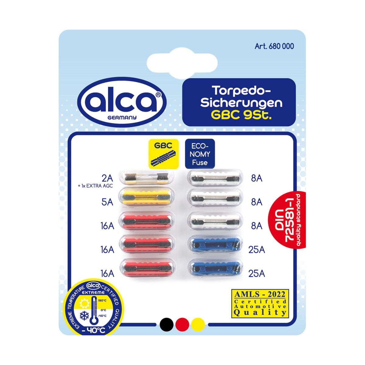 ALCA Kit fusibili 680000 Costo Fusibile ALCA JEEP Fuse GBC 680000