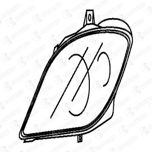 COVIND Frontlykter 210/757 Hovedlys ALFA ROMEO COVIND 210/757