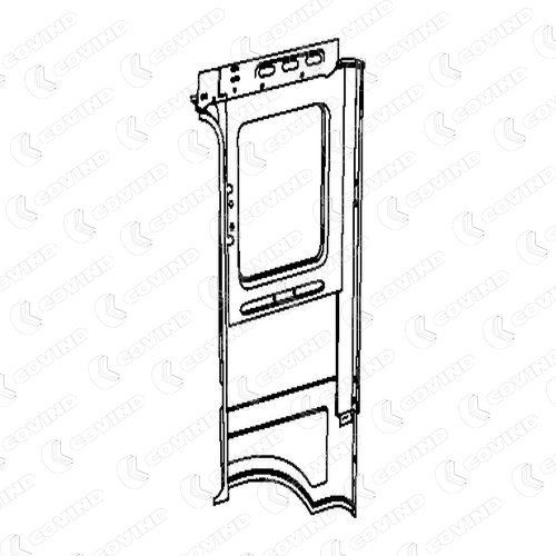 COVIND Bagskærm / Karrosseriside 381/244 381/244 Hjulkasse COVIND MERCEDES-BENZ CLC