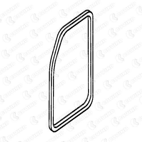 COVIND Tesnenie skla v dverách D06/ 18 Tesnenie skla COVIND Chevrolet TRAX D06/ 18