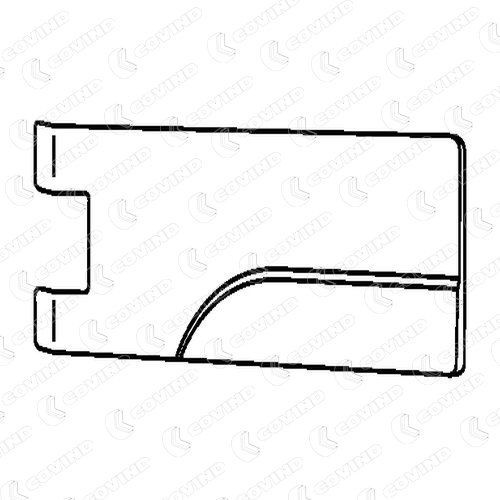COVIND Reparasjonsplate D06/ 52 Innerskjerm COVIND Mini PACEMAN D06/ 52