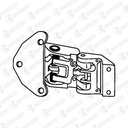 COVIND Dörrgångjärn D12/190 D12/190 COVIND dörrar delar BMW 3-serie