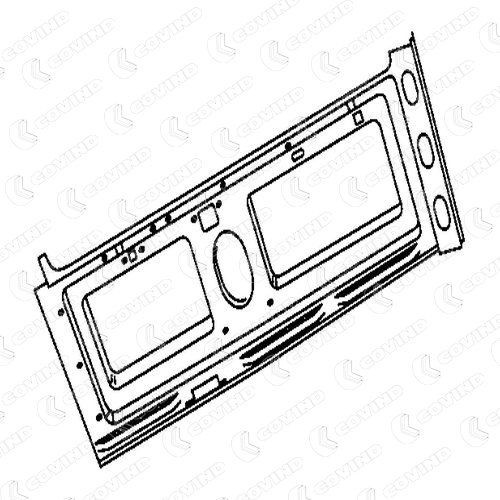 COVIND Sidewall V12/243 MERCEDES-BENZ CLC COVIND wheel arch V12243