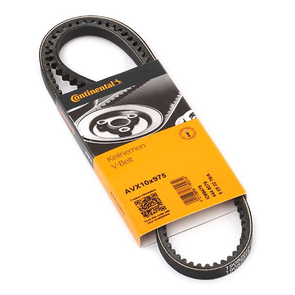 CONTITECH V-Belt AVX10X975 CONTITECH AVX10X975 OPEL INSIGNIA v-belt set replacement