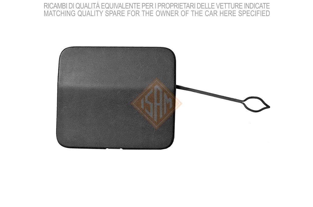 ISAM Bumperafdekking, trekhaak 2418820 ISAM 2418820 originele Klep, afsleephaak NISSAN QASHQAI prijs