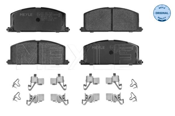 MEYLE Bremseklosser 025 208 7015 MEYLE 025 208 7015 Bremsekloss-sett TOYOTA Celica IV Coupé (T160) billige