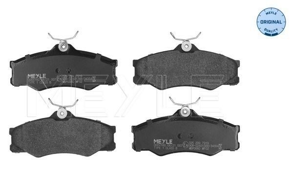 MEYLE Kit pastiglie freni 025 209 7919 MEYLE 025 209 7919 Kit pastiglie freni VOLKSWAGEN Transporter T3 Van 1.6 D 50 CV 1983