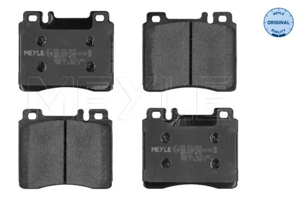 MEYLE Bromsbelägg 025 213 0318 MEYLE 025 213 0318 bromsklossar Mercedes C140 pris