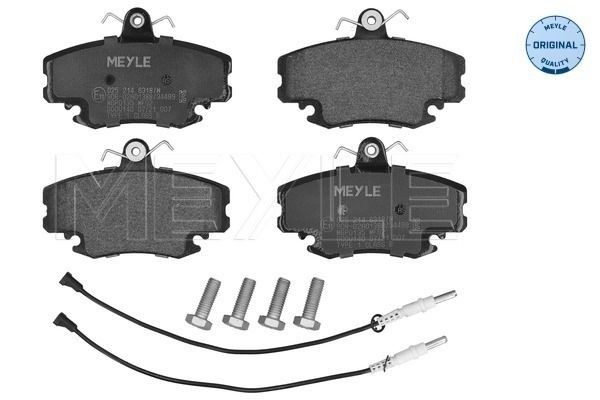 MEYLE Brake pad set 025 214 6318/W MEYLE 025 214 6318/W Brake pad set