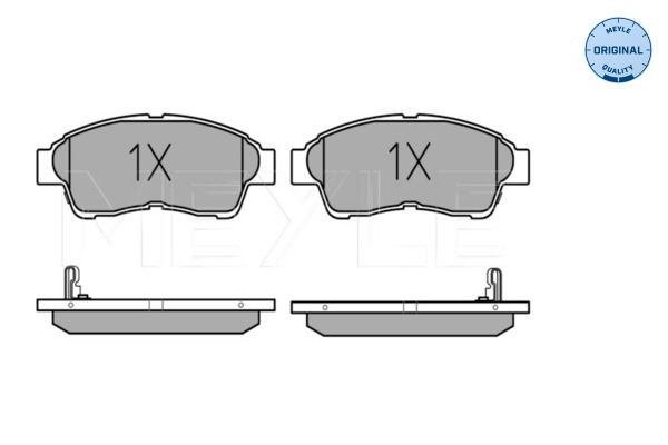 MEYLE Bromsbelägg 025 216 0117/W MEYLE 025 216 0117/W Bromsbelägg Toyota Picnic MPV original