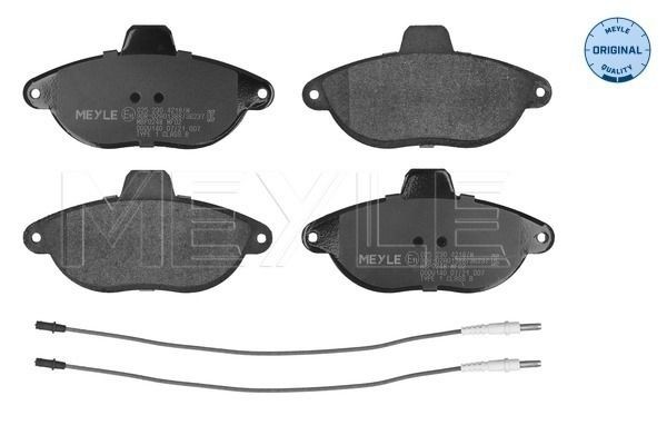 MEYLE Bromsbelägg 025 230 4218/W pris Bromsbeläggsats Peugeot 221 025 230 4218/W MEYLE