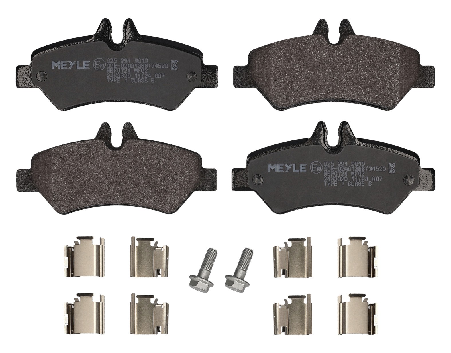 MEYLE Plaquettes de frein 025 291 9019 Plaquettes MEYLE HECKFLOSSE 025 291 9019 pas cher