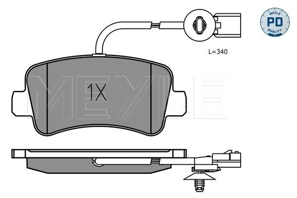 MEYLE Vriesstop 100 103 0016 100 103 0016 Vriesstop AUDI TT MEYLE