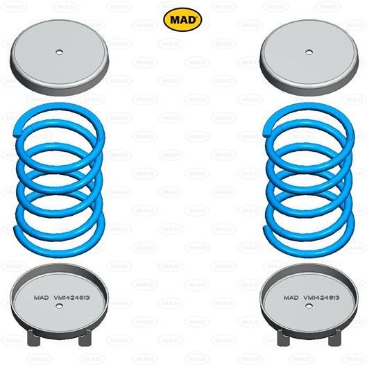 MAD Fahrwerksatz, Federn HV-148180 HV-148180 MAD Renault Trafic JL Tieferlegungsfedern kaufen