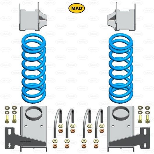 MAD Jeu de suspensions, ressorts HV-198190 MAD HV-198190 Jeu de suspensions, ressorts MERCEDES-BENZ Sprinter 3.5-T Van (W906) 316 CDI (906.631, 906.633, 906.635, 906.637) 163 CV 2010