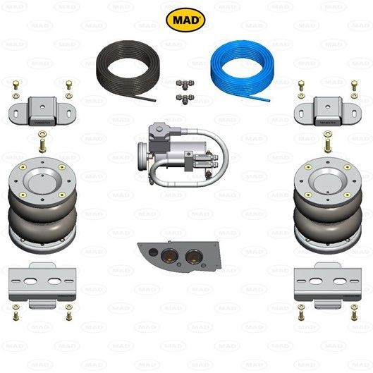 MAD Molla pneumatica NR-137544-CS1 MAD NR-137544-CS1 Soffietto, sospensione pneumatica OPEL Movano C Camion pianale / Telaio (U9) originale prezzo