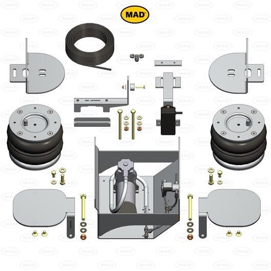 MAD Õhkpadi NR-147524-R MAD NR-147524-R Lõõts,õhkvedrustus VAUXHALL Vivaro Van (X83) odav