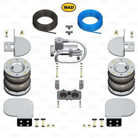MAD Αερόσουστα, σύστημα ανάρτησης NR-147594-CS MAD NR-147594-CS Φούσκα, πνευματική ανάρτηση Chevy CAPTIVA φθηνά