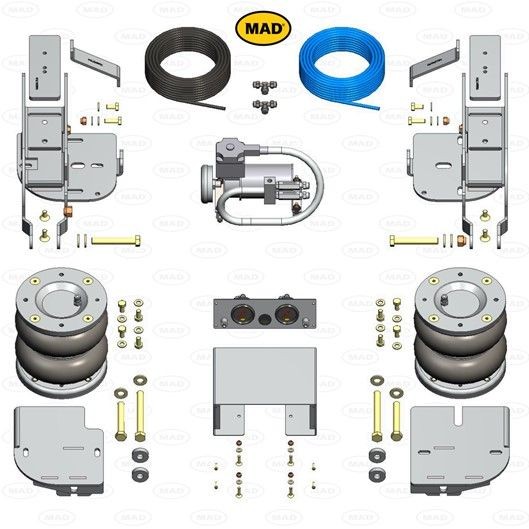 MAD Ilmajousi NR-197544-CS NR-197544-CS MAD Metallipalje, ilmajousitus MERCEDES-BENZ