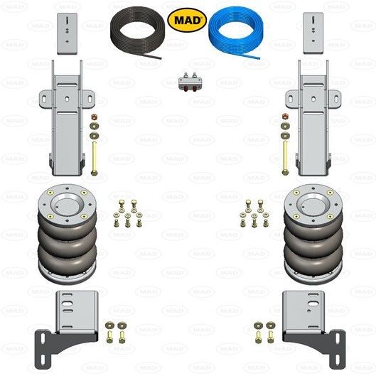 MAD Ilmajousi NR-197564-B NR-197564-B MAD Metallipalje, ilmajousitus MERCEDES-BENZ