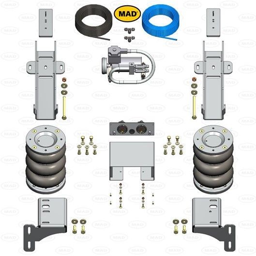 MAD Ilmajousi NR-197564-CS NR-197564-CS MAD Metallipalje, ilmajousitus MERCEDES-BENZ