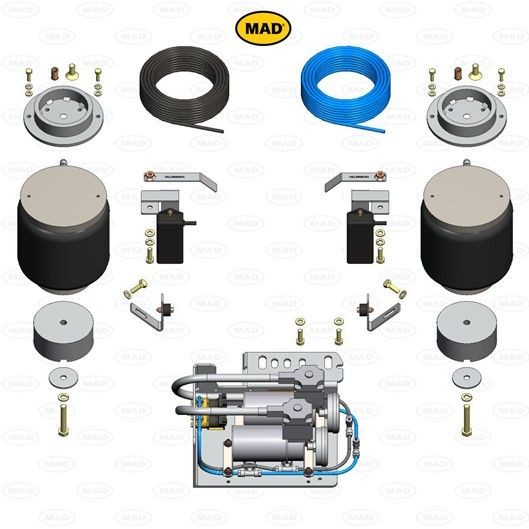 MAD Molla pneumatica NR-367804-R MAD NR-367804-R Soffietto, sospensione pneumatica Opel Tigra S93 originali prezzo