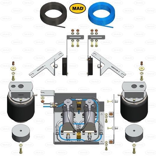 MAD Αερόσουστα, σύστημα ανάρτησης NR-367814-R MAD NR-367814-R Φούσκα, πνευματική ανάρτηση VAUXHALL Movano Mk1 (A) Φορτηγό πλατφόρμα / Σασσί (X70) σε χαμηλές τιμές