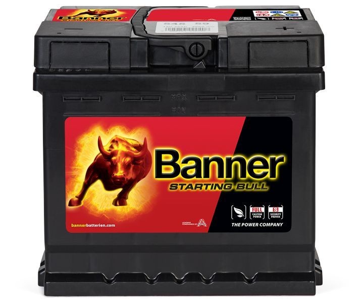 BANNER Starterbatteri 010545590101 BANNER 010545590101 Autobatteri Dacia 1300 billig