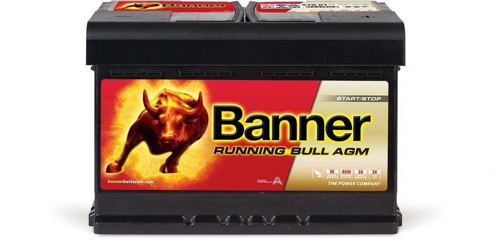 BANNER Starterbatteri 016570010101 BANNER 016570010101 Jaguar XJ X300 Start stop batteri pris