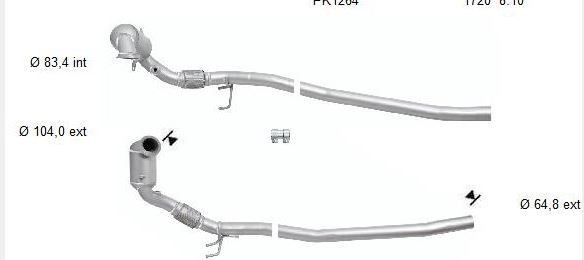 VEGAZ Καταλύτης AK-331 Καταλύτες Seat 5F8 AK-331 VEGAZ
