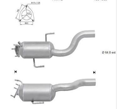 Partikkelfilter VEGAZ AK-335 VEGAZ AK-335 Partikkelfilter PORSCHE PANAMERA 2009