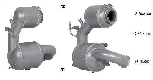 VEGAZ Diesel particulate filter BK-306 Dodge RAM VEGAZ diesel particulate filter (dpf) BK306