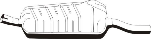 VEGAZ Marmitta centrale BS-294ERNS VEGAZ BS-294ERNS Marmitta centrale E46 prezzo