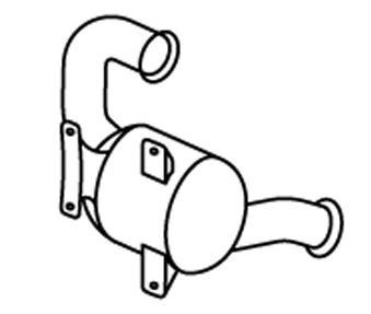 Catalyseur VEGAZ CK-349 VEGAZ CK-349 Pré catalyseur MERCEDES-BENZ CLA 2016