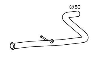 VEGAZ Izplūdes caurule CR-261 VEGAZ CR-261 Izplūdes caurules CITROЁN BERLINGO orģinālās