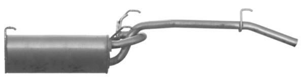VEGAZ Rear silencer DIS-42IMA VEGAZ DIS-42IMA Rear silencer - Quargo exhaust parts