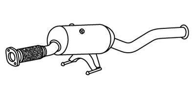 VEGAZ Filtre à particules DK-811SIC Nissan SUNNY Filtre à particules à suie échappement VEGAZ DK-811SIC