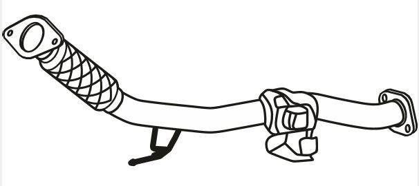 VEGAZ Rura wydechowa DR-281 Wydech Piaggio Ape Vespacar: Rura wydechowa VEGAZ DR-281