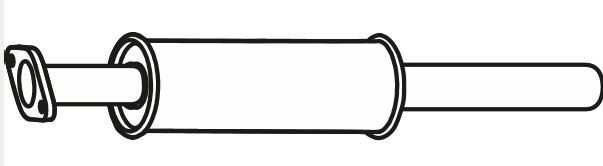 VEGAZ Izplūdes gāzu priekšslāpētājs FS-776 VEGAZ FS-776 Izplūdes gāzu priekšslāpētājs Audi 100 orģinālās