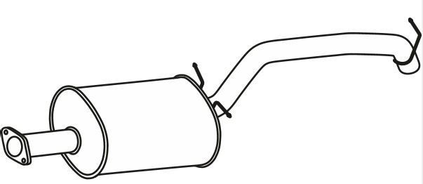 VEGAZ Lõppsummuti FS-784 VEGAZ FS-784 originaal Summuti pütt Jaguar XJS Cabrio hind