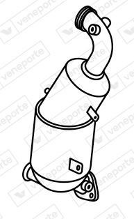 VEGAZ Filtro antiparticolato (FAP) FTK-309 Costo Filtro antiparticolato (FAP) VEGAZ ALFA ROMEO FTK-309