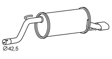 VEGAZ Marmitta FTS-475 VEGAZ FTS-475 Marmitta