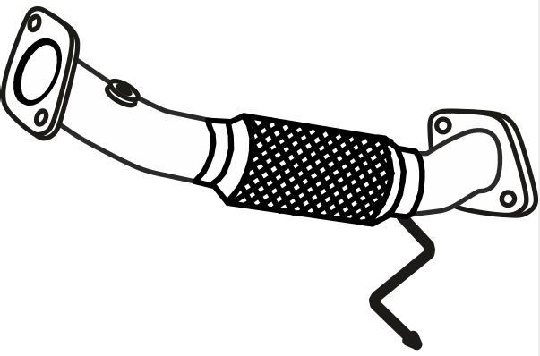 Avgasrör VEGAZ HUR-207 VEGAZ HUR-207 Avgasrör HYUNDAI TUCSON 2018