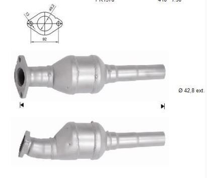 Catalyseur VEGAZ KK-960 VEGAZ KK-960 Pré catalyseur KIA RIO 2022