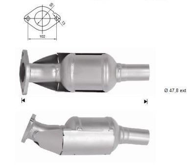 VEGAZ Catalyseur KK-962 VEGAZ KK-962 Silencieux de catalyseur Hyundai Terracan HP prix